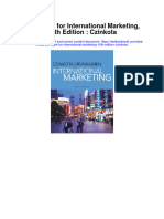 Test Bank For International Marketing 10th Edition Czinkota