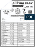 Price List 2023