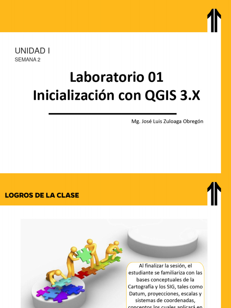 Iamb 1401 Clase 02 Inicialización Con Qgis Pdf Sistema De