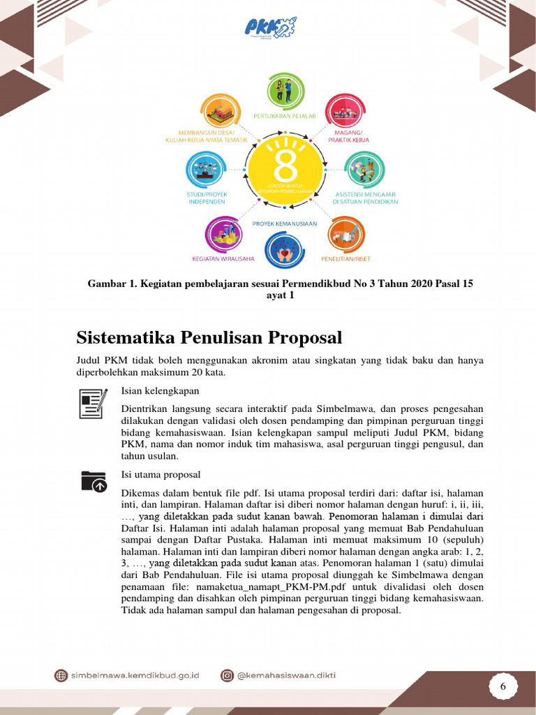 Panduan Penulisan Proposal PKM | PDF | Karier & Perkembangan