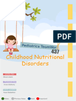 Childhood Nutritional Disorders 