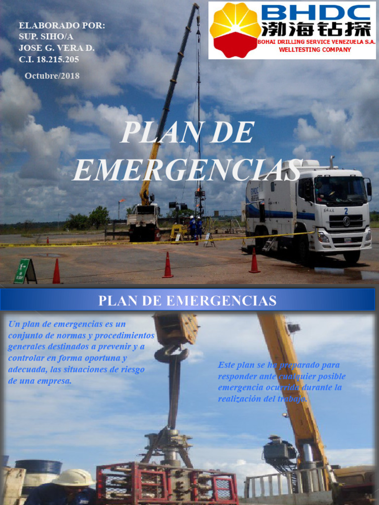 Presentación Plan de Emergencias | PDF | Seguridad y salud ocupacional ...