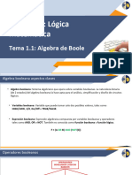 1.1 UPS - Algebra de Boole