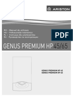 Pachet Centrala Termica in Condensatie Ariston HP 45 Manual Utilizare Centrala