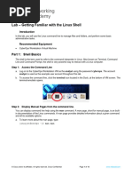 3.1.2.7 Lab - Getting Familiar With The Linux Shell