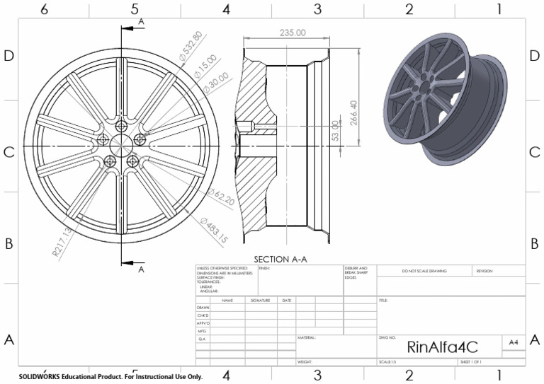 Rin Alfa 4 C Planos | PDF