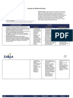 ) Zakia - Planificación DIARIA Nivelacion de 4to de Primaria