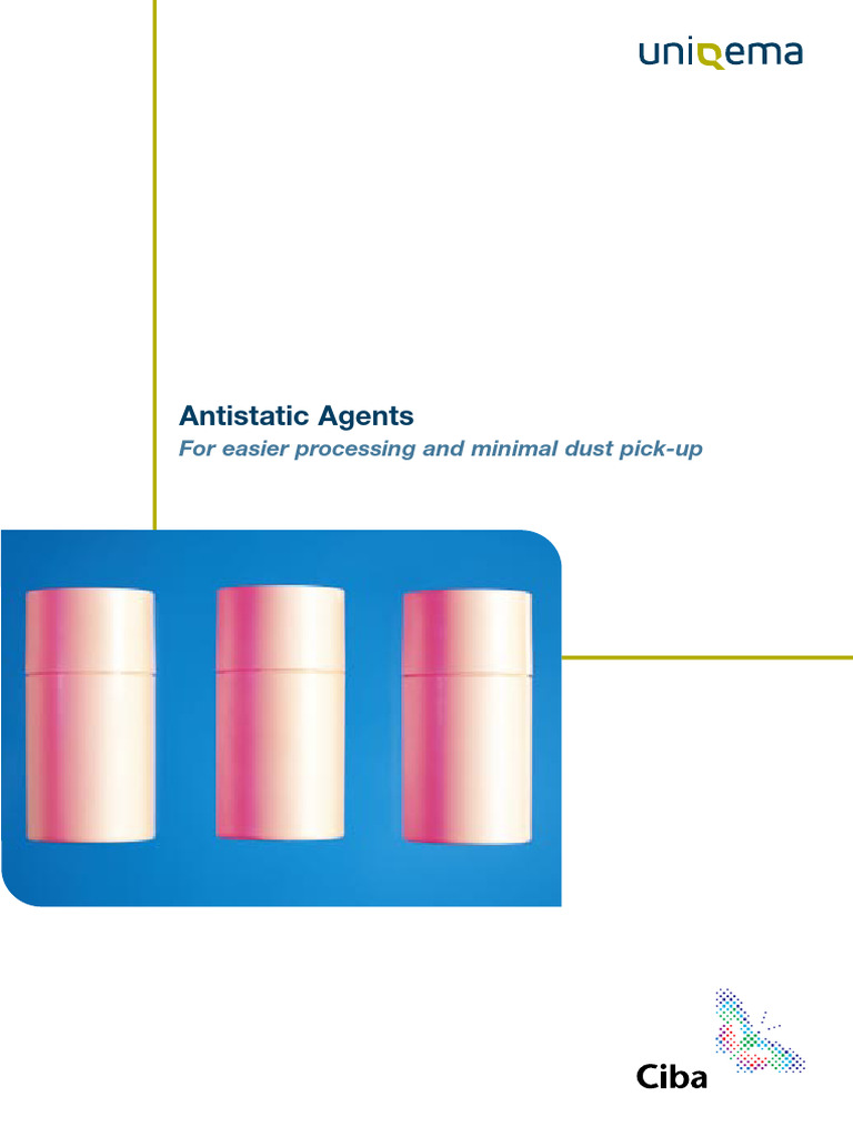 Atmer Antistatic Agents for Polymers | PDF | Electrical Resistivity And ...