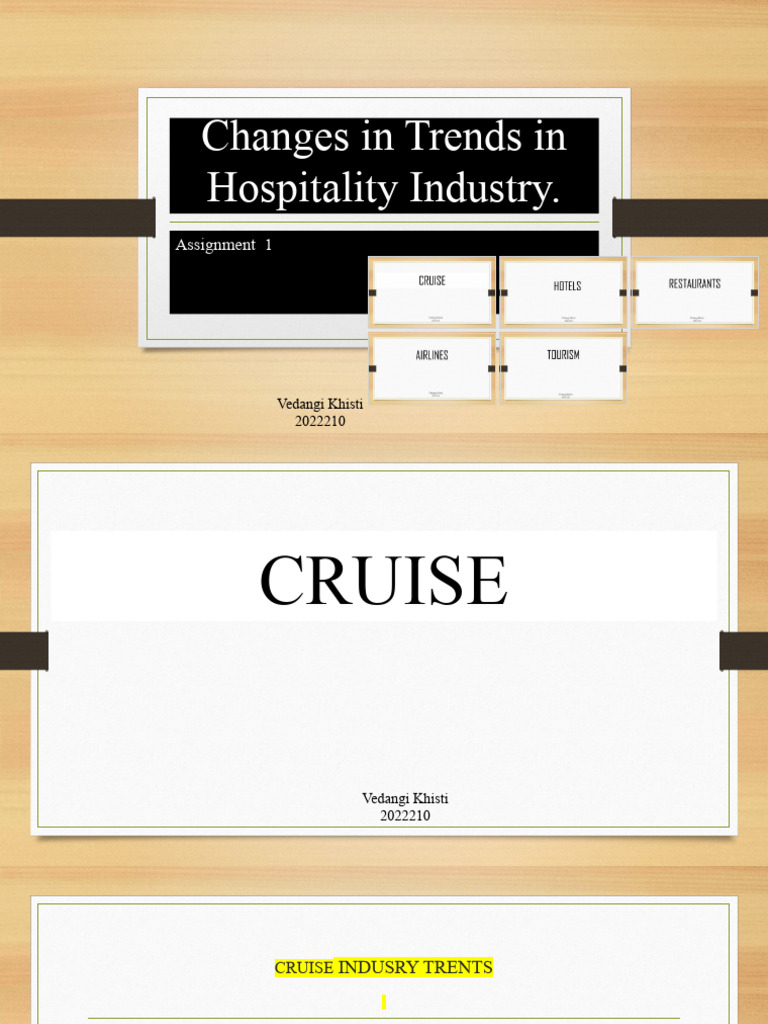Changes in Trends in Hospitality Industry PDF Menu Tourism