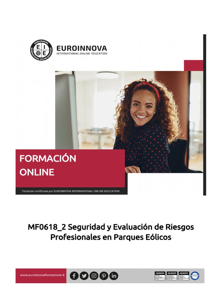 Seguridad en Parques Eólicos Online | PDF | Energía eólica | Energía ...