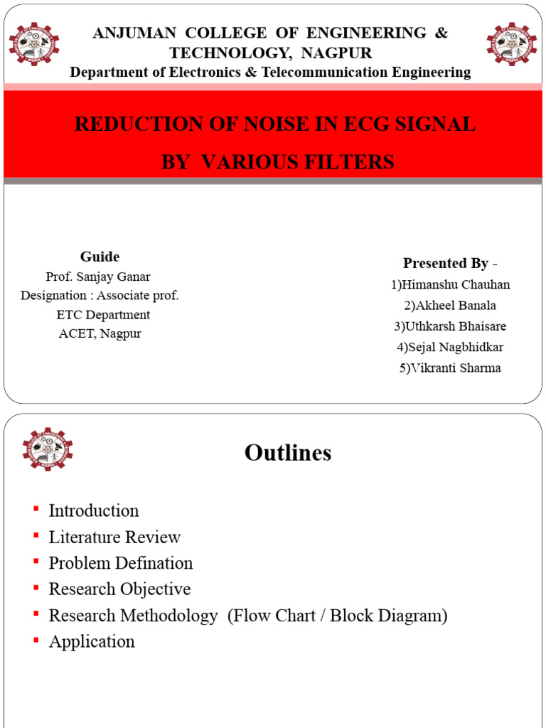 ECG Signal Final Project-1 | PDF | Electrocardiography | Filter (Signal ...