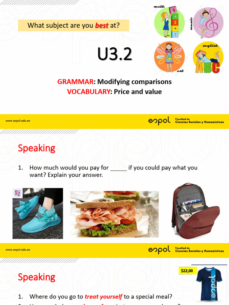 U3.2 Grammar & Voc Evolve 2023 PDF Adjective Linguistic Morphology