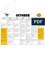 October Calendar 2011
