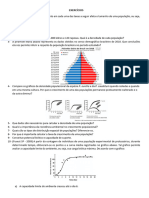 EXERCÍCIOS - Dinâmica de Populações