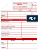 SSTMA-ST10-FO-1 Check List de Manejo Manual de Materiales