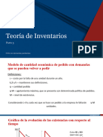 Teoría de Inventarios Parte 3