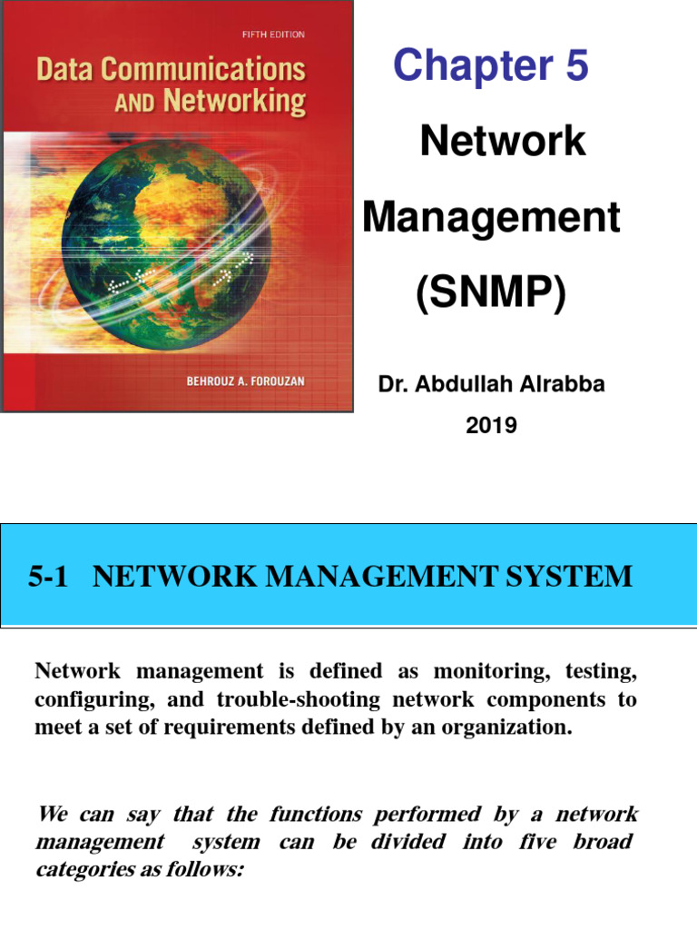 Functions of Network Management Systems | PDF | Computer Network | Internet