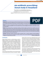 Inappropriate Antibiotic Prescribing: A Cross-Sectional Study in Swaziland