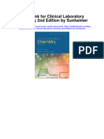 Test Bank For Clinical Laboratory Chemistry 2nd Edition by Sunheimer
