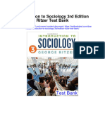 Introduction To Sociology 3rd Edition Ritzer Test Bank