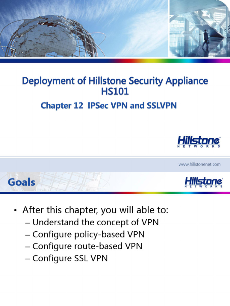Hillstone IPSec VPN Configuration Guide | PDF | Virtual Private Network ...