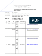 DLL & LW Time Table of July 23 Batch