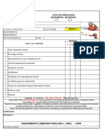 Check List - Moto Serra-Moto Poda