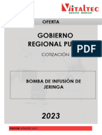 Cotizacion - Bomba de Infusión de Jeringa