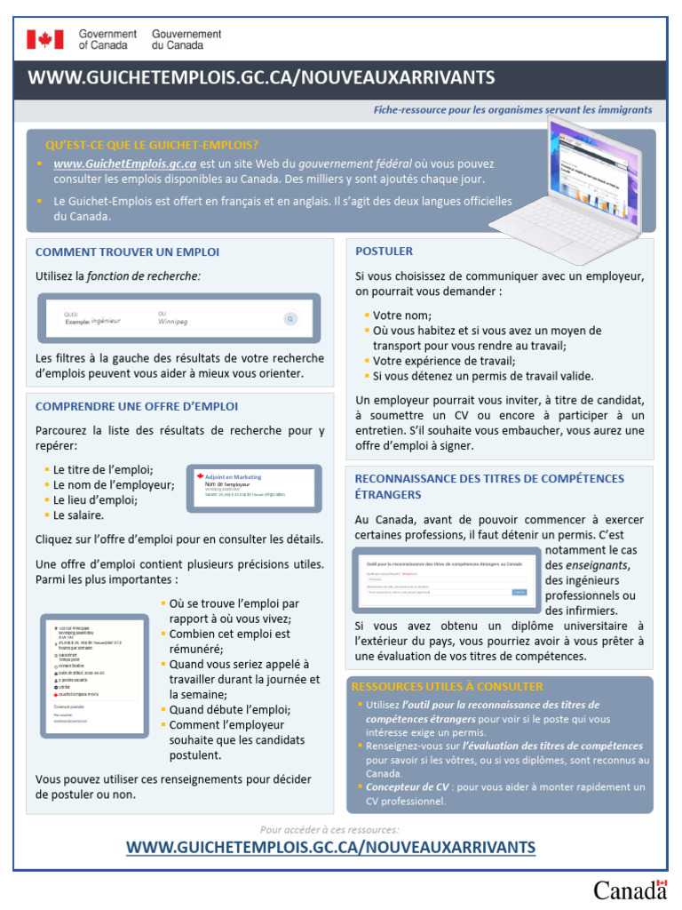 Trouver un emploi au Canada | PDF | Canada