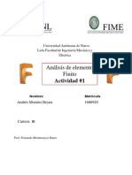 Analisis de Elemento Finito