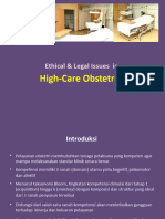 01a Legal & Ethics in High-Care Obstetrics