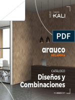 Catalogo Diseños y Combinaciones Arauco Melamina