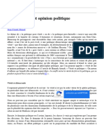 Vérité de Fait Et Opinion Politique - Revue Esprit