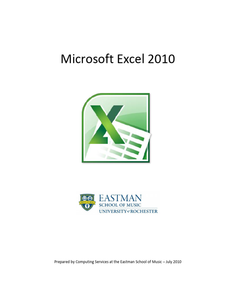 Msexcel 2010 Pdf Microsoft Excel Chart