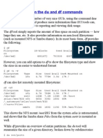 Get The Most From The Du and DF Commands