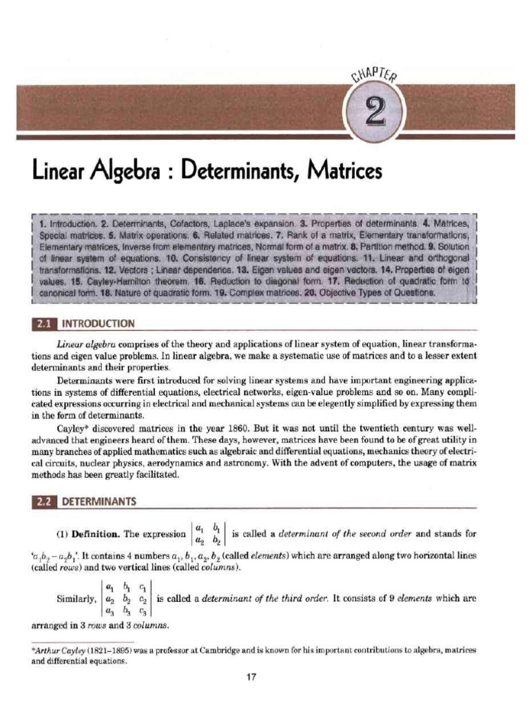 Linear Algebra | PDF