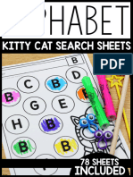 Alphabet Kitty Cat Search Sheets
