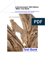 Living in The Environment 18th Edition Miller Test Bank
