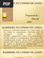 Barriers To Communication