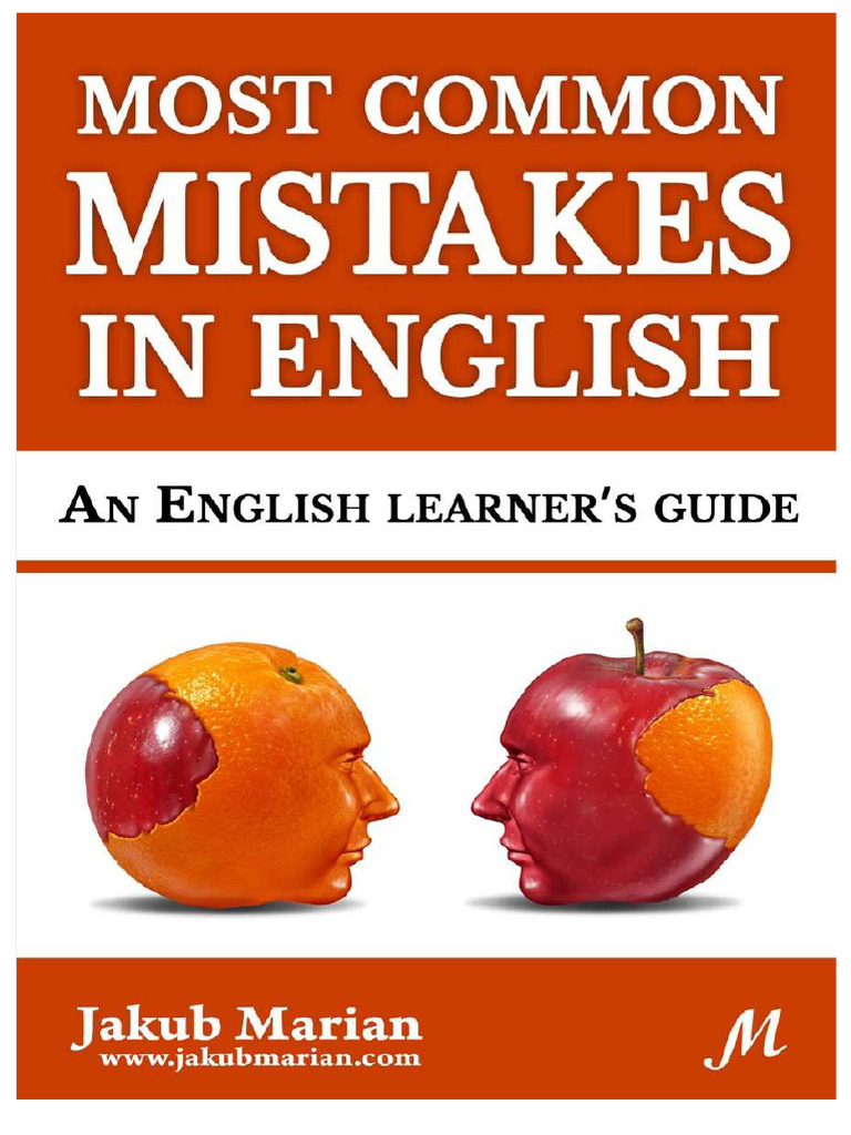 Most Common Mistakes In English By Jakub Marian Pdf Grammatical