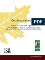 Cert Application Spanish TW Aerial Specialist