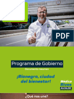 Jorge Rivas Programa de Gobierno Rionegro 2024 2027