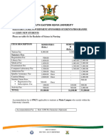 Government Sponsored Students Fees Structure
