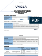 Instrumento de Planeación Didáctica para El Desarrollo de Progresiones de Aprendizaje Mtro. Noé Carrillo Colín Bachillerato