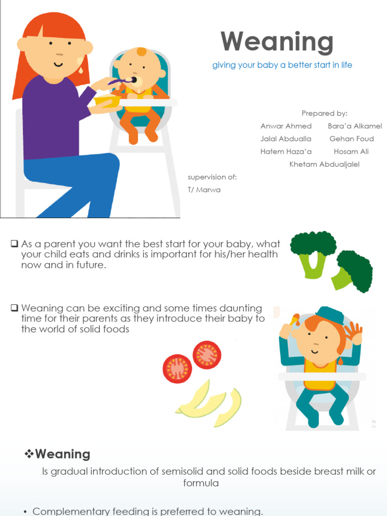 Weaning 1 | PDF | Foods | Weaning
