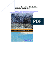 Macroeconomics Canadian 5th Edition Mankiw Test Bank