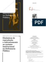 Dinâmicas de Reprodução e Enfrentamento Ao Racismo Institucional Na Defensoria Pública em 2020-10