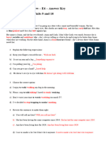 Review Units 9 and 10 - E6 - Answer Key