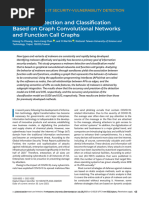 Malware Detection and Classification Based On Graph Convolutional Networks and Function Call Graphs