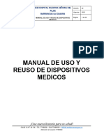 Manual de Uso y Reuso de Dispositivos Medicos
